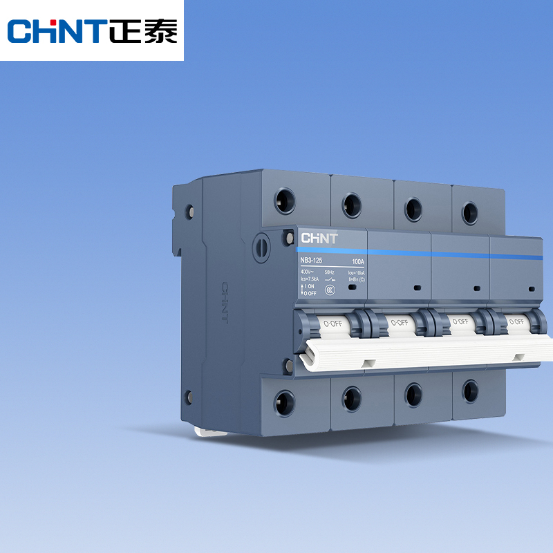 CHNT 4P MCB with Switch AC 230V/415V 6KA 50/60Hz Miniature Circuit Breaker for Leakage Protection RCBO ELRCB