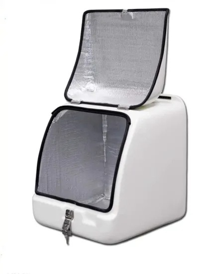 Транспортная коробка 113L из стекловолокна для пиццы для мотоцикла
