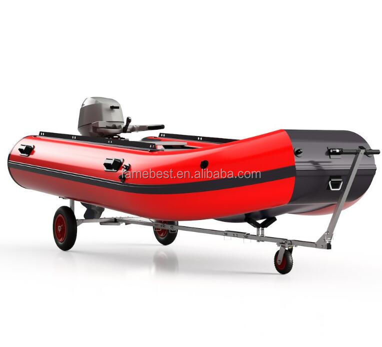 Rubber Boat trailer, Stainless steel Handy Boat Trolley