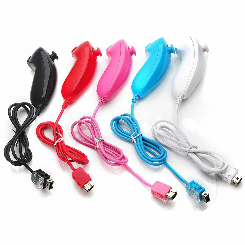 Пульт дистанционного управления для Wii, Nunchuk, Nintendo, Wii nunchunk