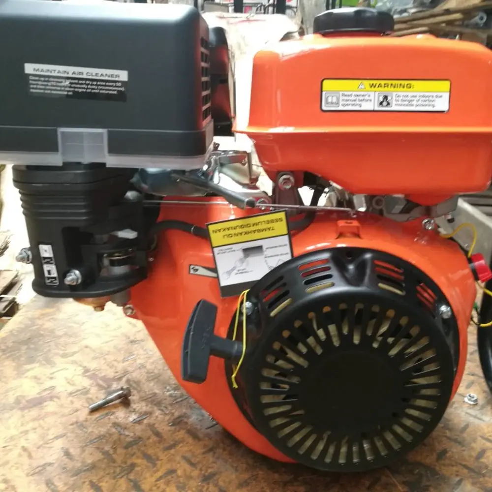 Лучшие запчасти 192F 17HP мощная газонокосилка с воздушным охлаждением мотоцикл в сборе мини бензиновая техника бензиновый двигатель для Honda