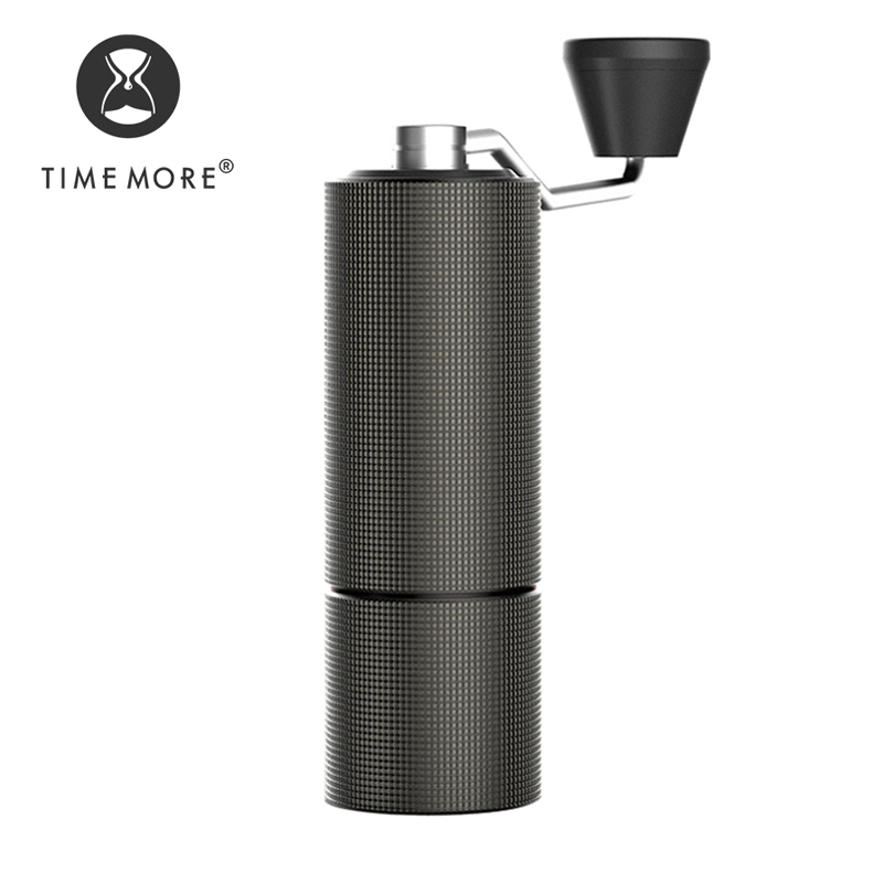 Модная популярная бытовая ручная кофемолка TIMEMORE льно-каштанового цвета C2 из нержавеющей стали с регулировкой