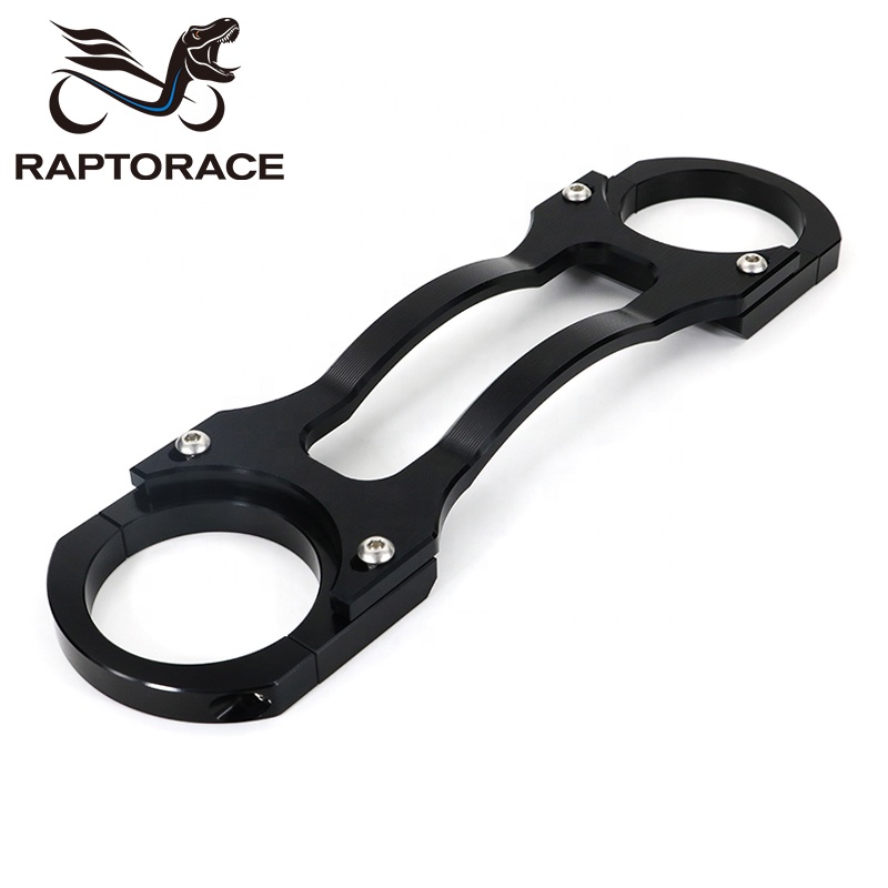 Raptorace fit for Harley Softail Standards FXST/I Aftermarket Front Fork Brace Stabilizer Aluminum T6-6061 CNC Machine Anodized
