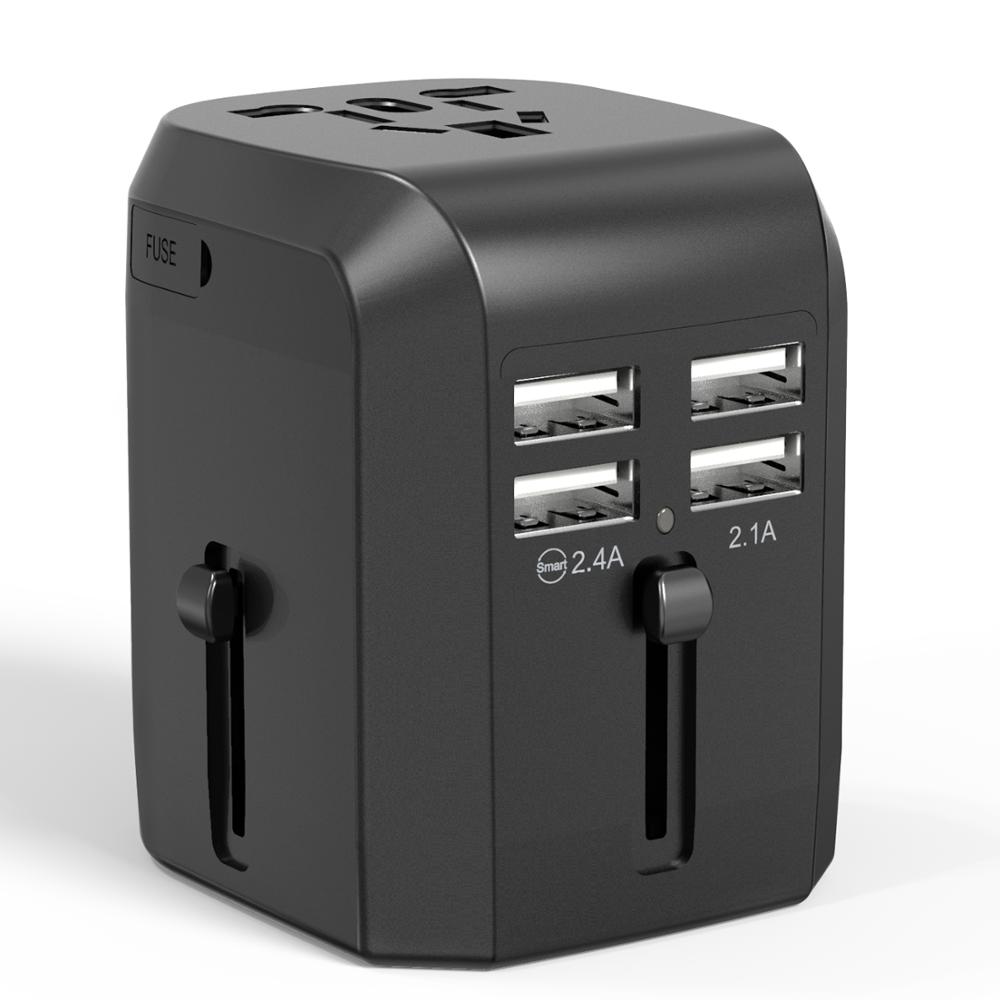 Универсальный адаптер USB зарядное устройство для путешествий EU US UK AU розетка портативное зарядное устройство для путешествий