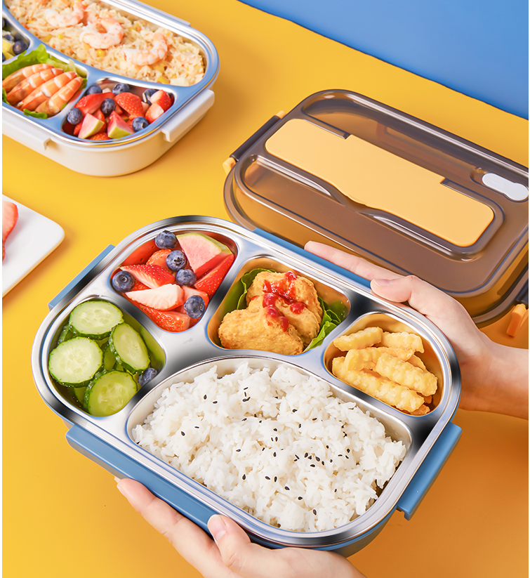 BBA ODM OEM Customize plastic injection take away white kid lunch box with containers