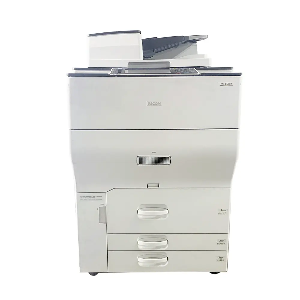 110V Original for Ricoh Refurbished A3 A4 Photocopy Machine MP C6502 Color Laser Printer Fotocopiadora Copier