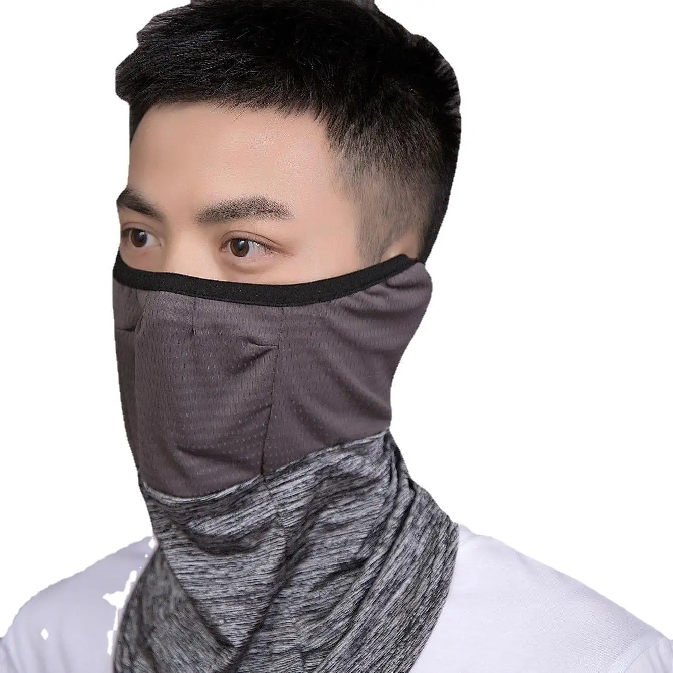 Seamless Tie Dye Scarf Mask Sport Outdoor Cool Breathing Fishing Face Sports Mask
