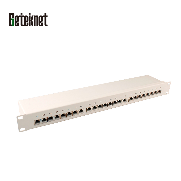 1U 19 дюймов 24 портовая коммутационная панель Cat6 RJ45 Cat5e Cat6 Cat6a патч-панель для keystone jack 24 порта сети стоечный коммутационная панель