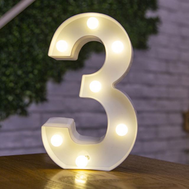 3D LED Night Atmosphere Decorative Lamp for Party Holiday Marquee Sign Letter Light