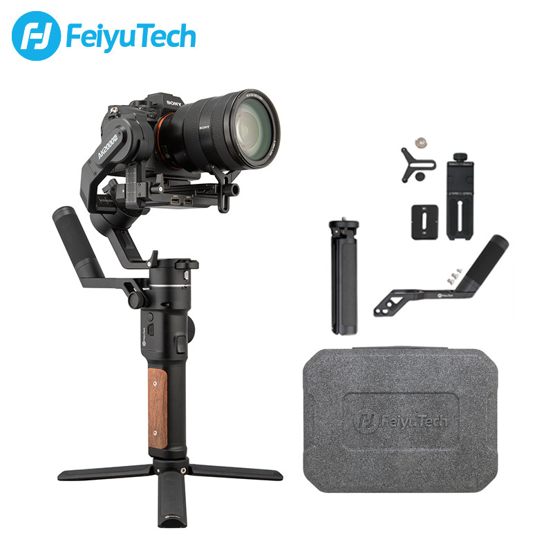 Feiyu AK2000S 3-осевой ручной шарнирный стабилизатор для камеры GoPro Профессиональный Для беззеркальных камер DSLR для цифровой зеркальной камеры Canon Nikon Sony камер Fujifilm