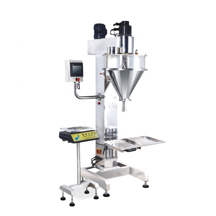 Mini Smart Weighlin Manual Semi-auto Portion Auger Screw Filler Plastic Manufacturing Plant Powder Bottles Spare Parts Pouch