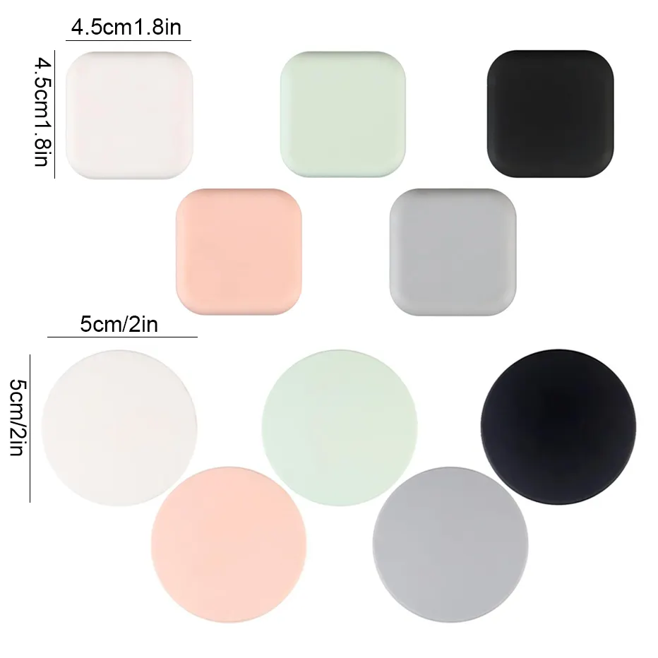 Door Stopper Silicone Handle Bumpers Self Adhesive Deurstopper Protection Porte Pad Mute  Round Square Wall Protector Pad