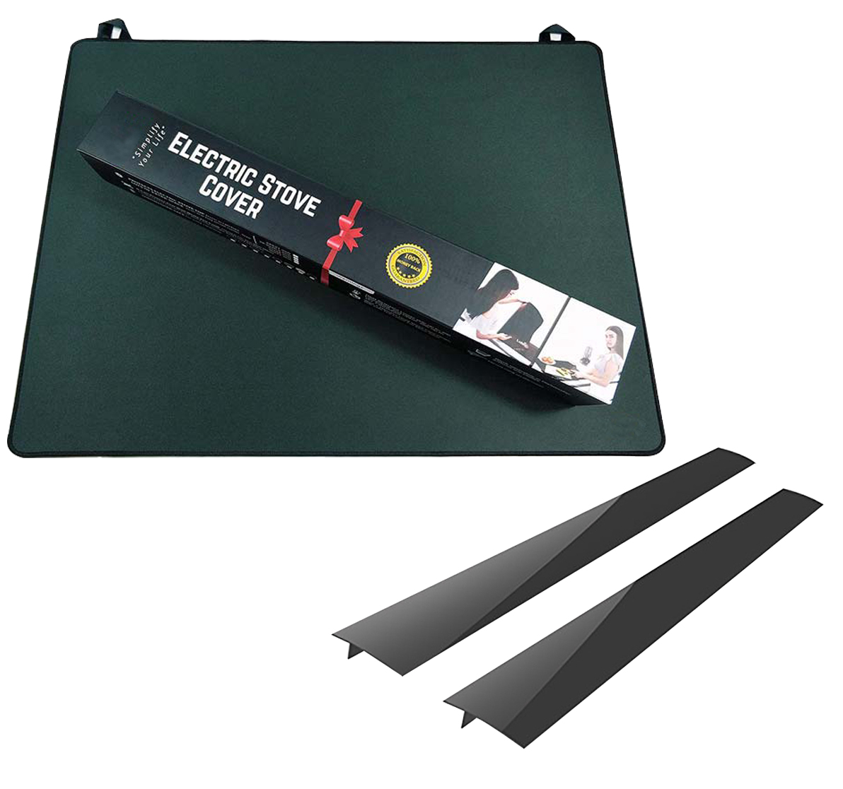 Stove Top Cover for Electric Stove Washer and Dryer Thick Natural Rubber Glass Top Protector Prevents Scratching
