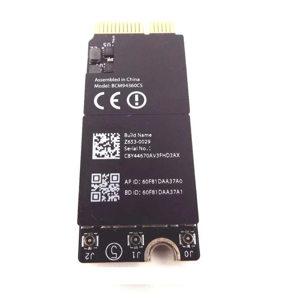 BCM94360CSAX Wifi Wireless Airport Card For Apple Macbook Pro Retina 15" A1398 13" A1425 A1502 Late 2013~2014