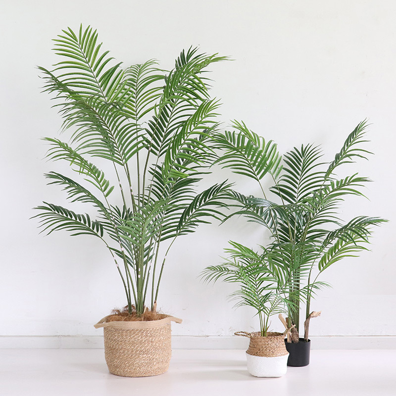 A-485 1,4 м 1,6 м 1,8 м 2 м 2,2 м искусственные Areca пальмовые деревья для дома; Домашняя обувь украшения
