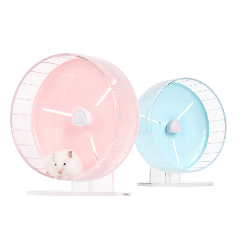 Hot Sale Super-Silent Hamster Exercise Wheels Quiet Spinner Hamster Running Wheels with Adjustable Stand for Hamsters