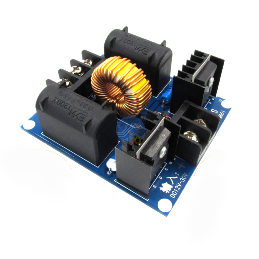 1000 Вт AC/DC 12V-30V 20A звс Тесла Flyback драйвер платы низкого напряжения Катушка индукционного нагрева модуль обогревателя