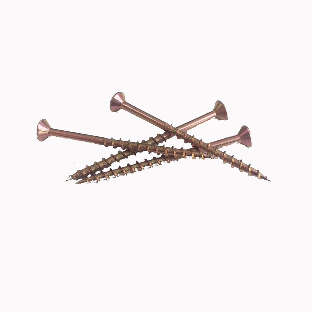 Tianjin krd direct sales flat head high quality carbon steel wood screw