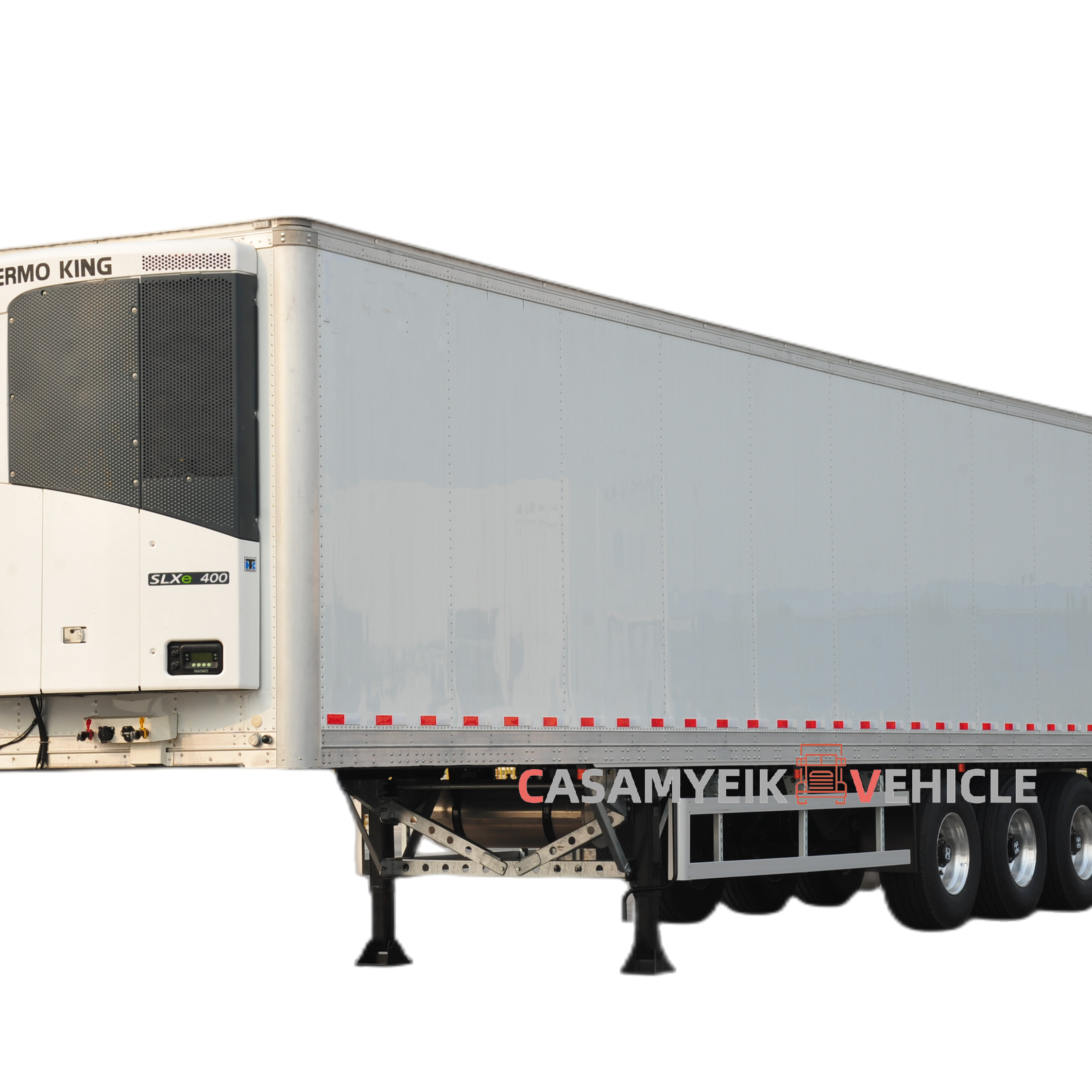 Китайский производитель Sinotruk, тройной РЕФРИЖЕРАТОРНЫЙ прицеп, полуприцеп, холодильник для фруктов и овощей, грузовик