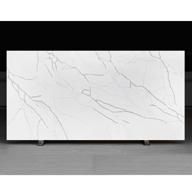 Good Quality White Quartz Stone Countertop Sink Quartz Stone Crystal White Quartz worktops Kitchen Top