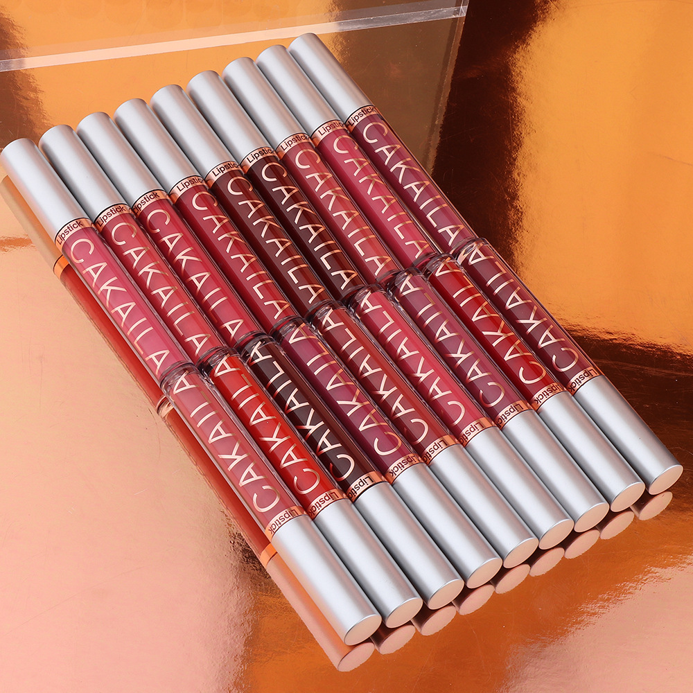 Wholesale Daily Makeup Matte Liquid Lip Gloss 18 Colors Long Lasting Waterproof Moisturizing Cosmetics Lip Gloss