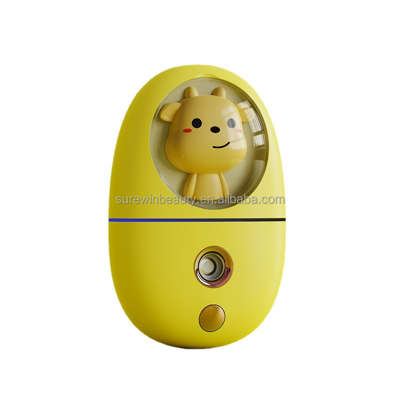Cartoon 35ML Tank Capacity 200mAh Battery Nano Mist Sprayer Beauty Device Skin Care Beauty Products Humidifier Hot Sell 2021