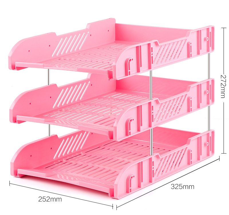 A4 file tray File bar Desktop office supplies file management data storage shelf on the third floor