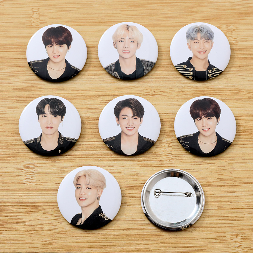 Kpop корейский Bangtan Boys официальный той же эмблема периферийный жестяной значок пользовательский дизайн