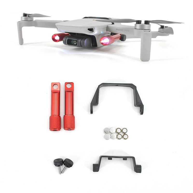 STARTRC для DJI mini 2, аксессуары для дрона, навигационный Ночной светильник, комплект летных светильников, прочная Ночная лампа для дрона с корпусом из сплава