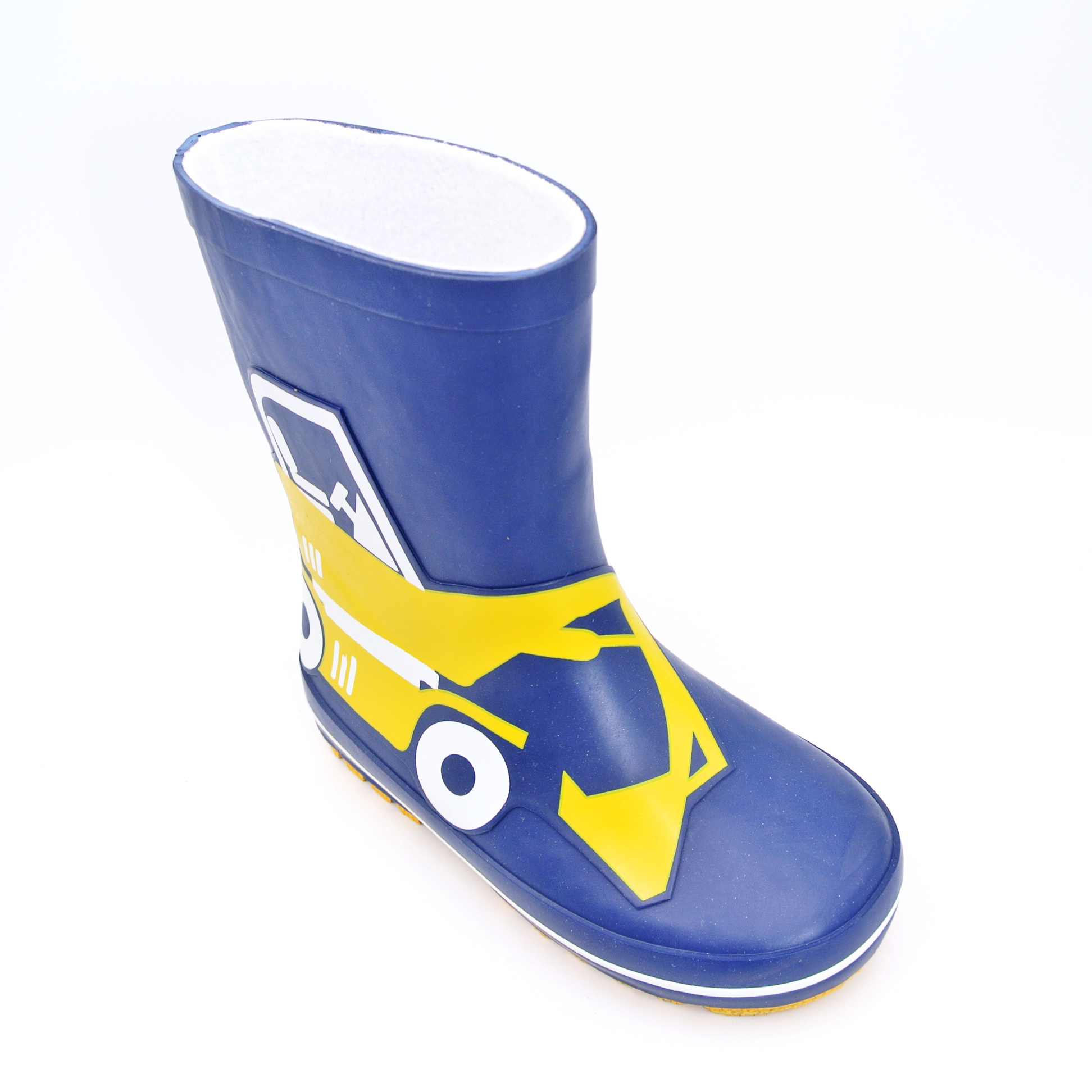 Kid car patch print Rubber boots