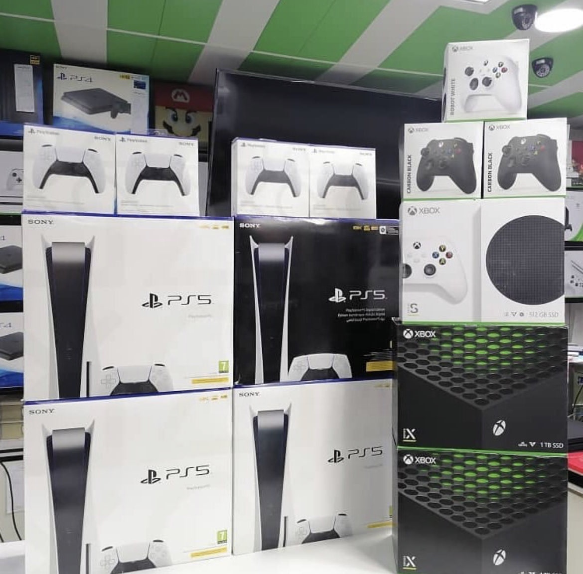 Лучшая цена для xboxs серии X 1 ТБ консоли с беспроводной 2 контроллера, X box серии х усиленная, HDR, родной 4K, со сверхвысоким разрешением Ultra HD