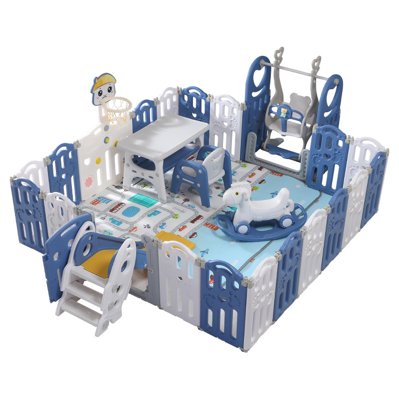 Children's fence plastic baby toy game fence courtyard playground family safety indoor slide toy game fence