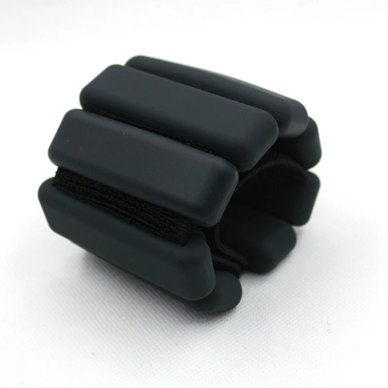 Running Yoga Dancing Sports Training Fitness Wrist Silicone Bearing Weight Bracelet Silicone Wrist Weight Bangle Pair