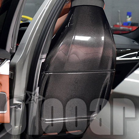 oiomotors Carbon Fiber Front Seat Back Cover Back Shell for BM F90 M5