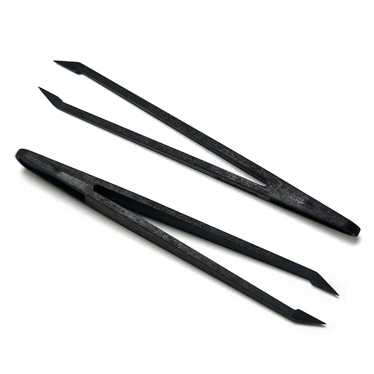 High Quality Pointed Tip Conductive PP ESD Anti-static Plastic Tweezers