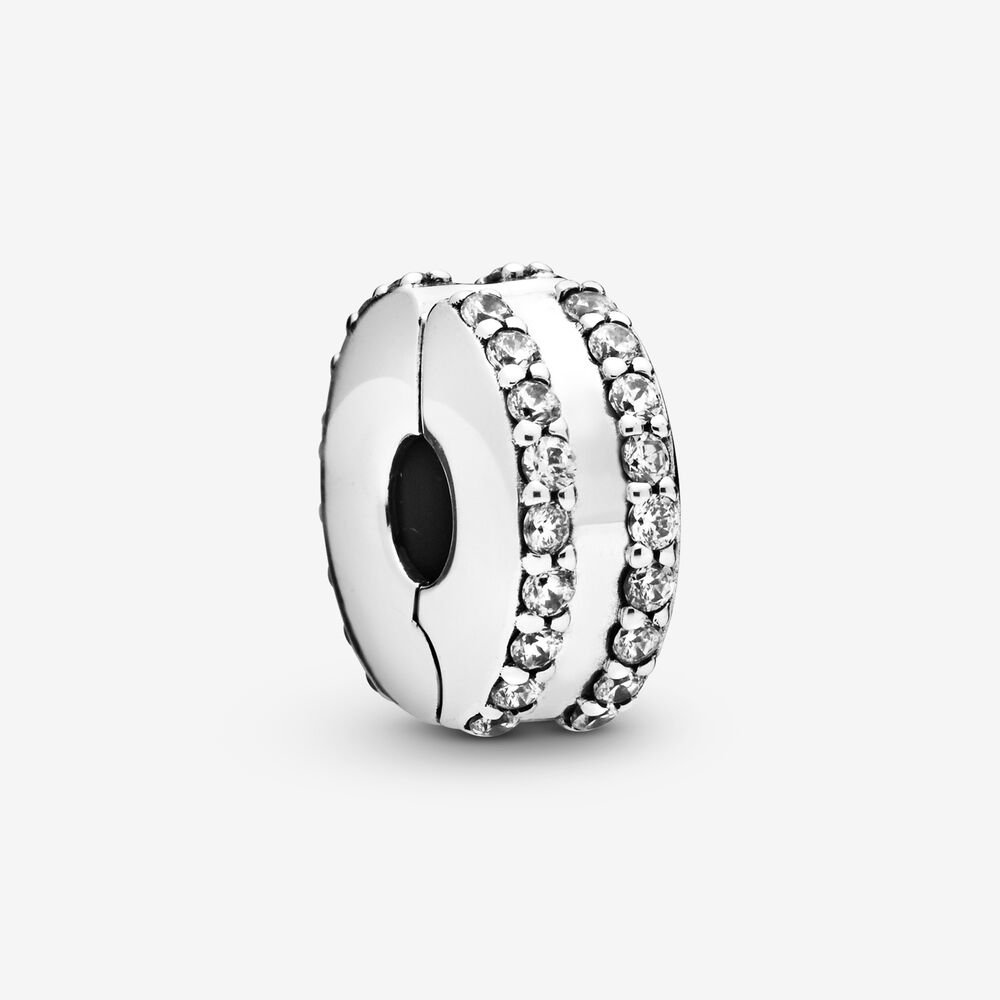 Подходит для оригинального браслета Pandora, женские кристаллы, зажимы-талисманы для браслетов, зажимы «сделай сам», аксессуары из бисера