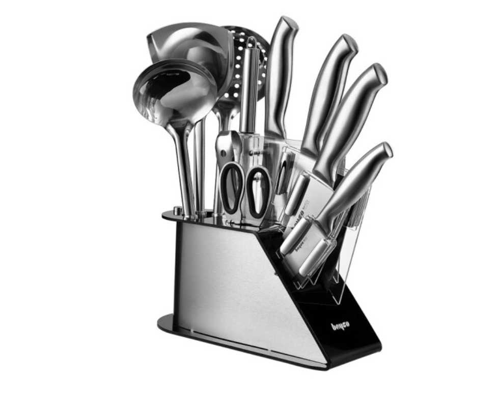 KAISA VILLA Kitchen Knife Set Kitchen 7 Pc Professional Knife Set Stainless Steel