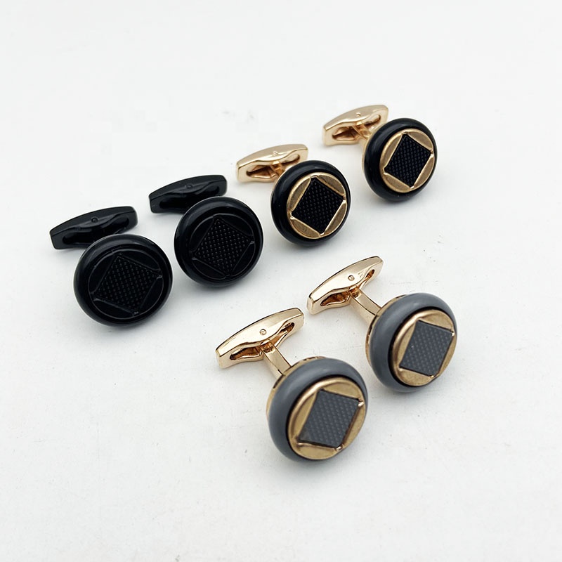 Customized Wedding Sleeve Button Accessories Personalized Mens Metal Cufflinks