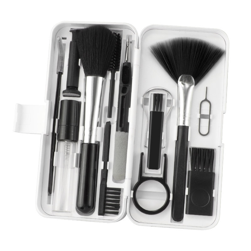 Portable Multifunctional Cleaning Brush Set Customized Phone Cleaning Laptop Brush Tool Q10 Earphone Keyboard Cleaning Kit