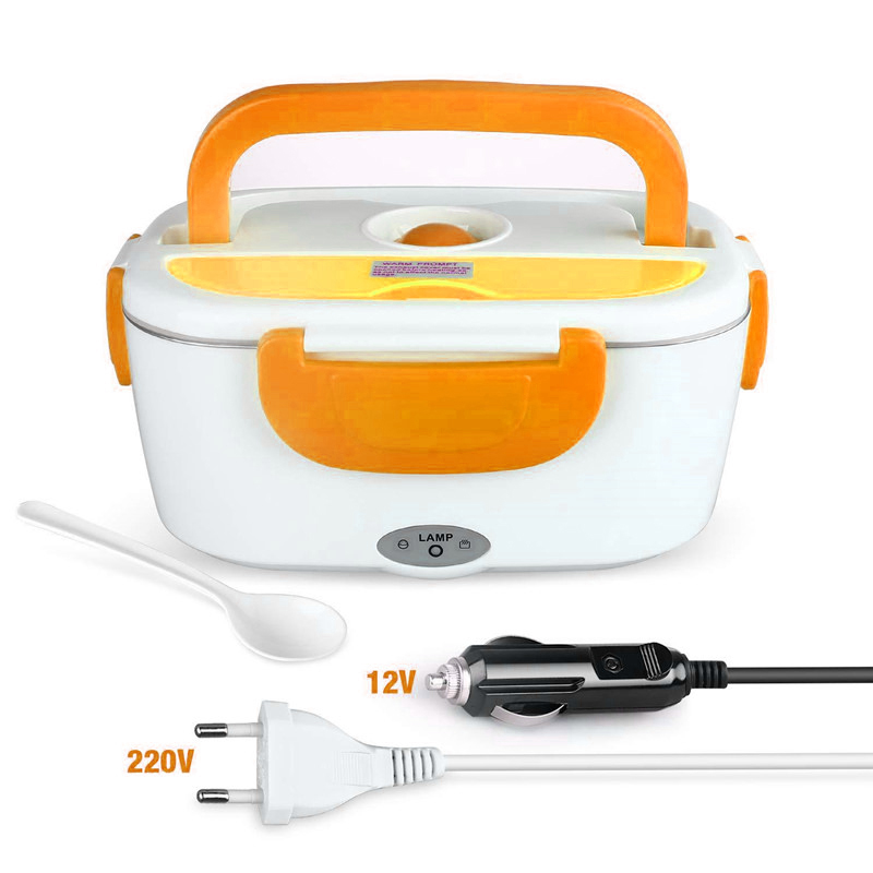 Горячая продажа еды Portablech коробка съемный 304 Нержавеющая Сталь Bento tiffin нагрев Электрический Ланч-бокс