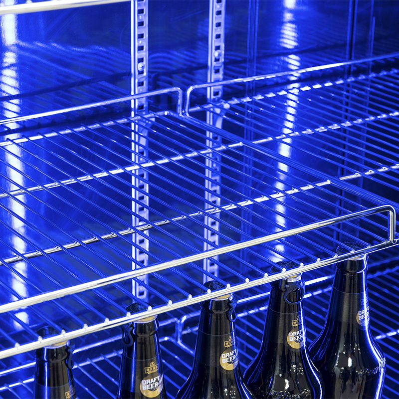 metal wire chiller shelves chrome refrigerator spare parts shelf