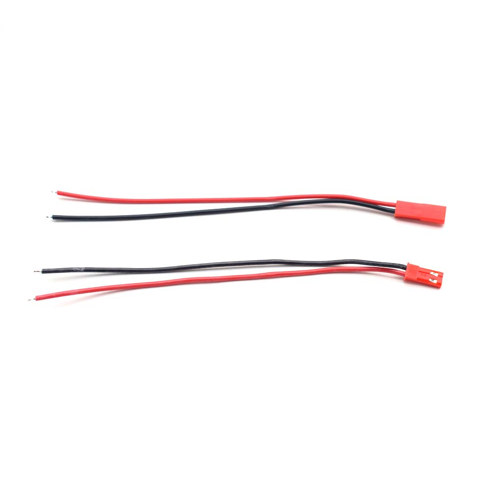 Мягкие силиконовые провода 22AWG JST разъем 2 Pin мужского и женского разъем кабель провод для светодиодной полосы игрушки с дистанционным управлением батареи