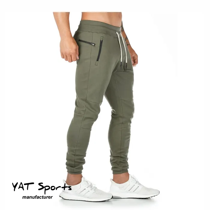 Gym Tracksuit sweatpants Fitness Sports Training wear Cotton Stretchable Towel Loop pocket men jogger pants