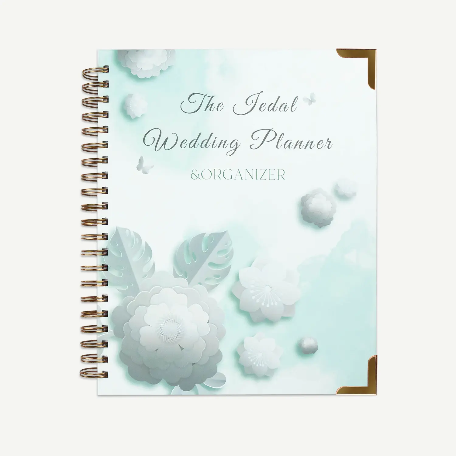 Custom Printing Luxury Wedding Budget Notebook Planner Book Organizer Wedding Journals