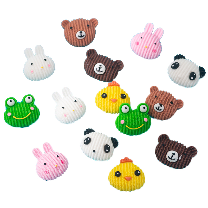 Cute Animals Accessories Resin DIY Jewelry