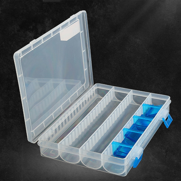 LUTAC fishing box lure hook boxes storage single pile tackle box fishing accessories