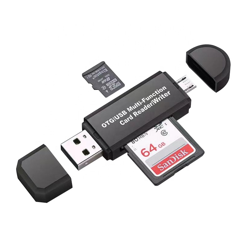 Дешевый OTG считыватель магнитных карт USB 2,0 многофункциональный считыватель карт/запись для мобильных устройств и ПК CF кардридер