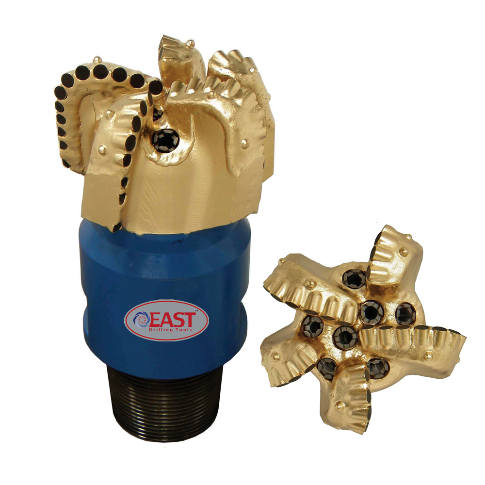 API 5 лезвий 8 1/2 "9 1/2" 17 1/2 "стальной корпус PDC Bit