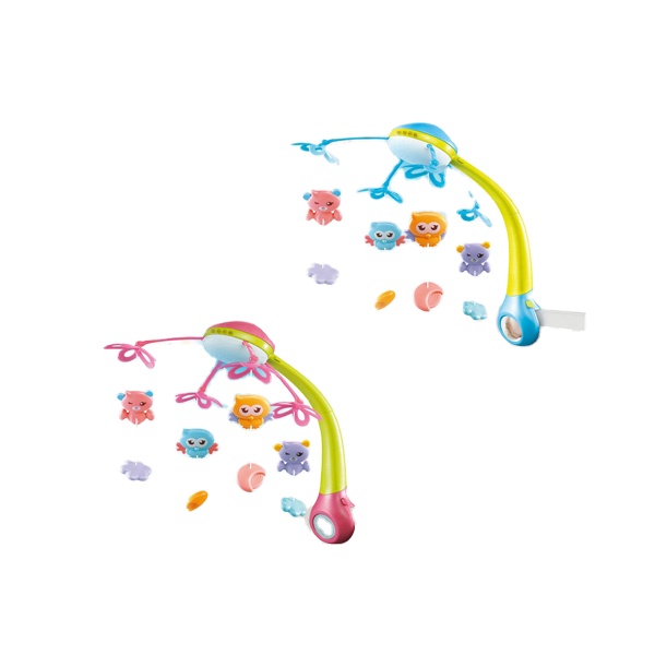 Multi functional Musical Remote Control Mobile Baby Cot Projection night Light Hanging Music Hang Bed Bell Crib Toy With USB