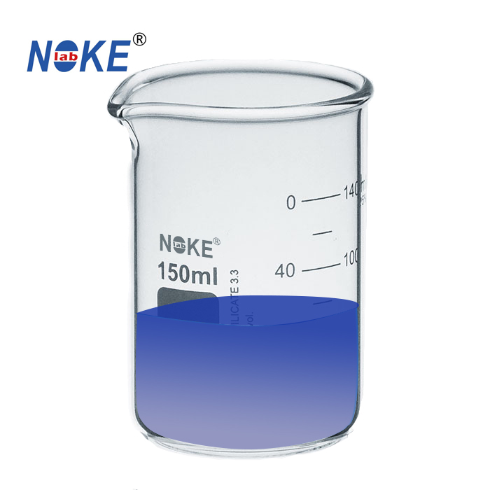 Лабораторный боросиликатный стакан NOKE 3,3, 150 мл